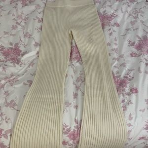 H&M knit flared pants